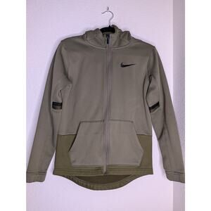 Nike Therma Elite Zip Hoodie Green XL Training Jacket BV3418